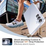 SPIDERCASE for Samsung Galaxy S25 Plus Case, [10 FT Military Grade Drop Protection] [Crystal Clear] [Not-Yellowing] Slim Fit Shockproof Anti-Scratched Rugged Phone Case,Clear