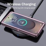 BaHaHoues for Samsung Galaxy S25 Ultra Case for Samsung S25 Ultra Phone Case with Built in Kickstand, Shockproof/DropProof Military Grade Protective Cover for Galaxy S25 Ultra (Night Purple/Baby Pink)