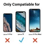OTOFLY Compatible with iPhone 11 Case,Ultra Slim Fit iPhone Case Liquid Silicone Gel Cover with Full Body Protection Anti-Scratch Shockproof Case (Black)