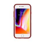 Speck Products CandyShell Grip Cell Phone Case for iPhone 8/7/6S/6 - Charcoal Grey/Dark Poppy Red