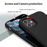 OTOFLY Compatible with iPhone 11 Case,Ultra Slim Fit iPhone Case Liquid Silicone Gel Cover with Full Body Protection Anti-Scratch Shockproof Case (Black)