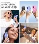 Mkeke for iPhone 16 Case Clear, [Not Yellowing] [16FT Military-Grade Drop Protection], Slim Clear iPhone 16 Case for Apple iPhone 16 with Shockproof Bumper 2024