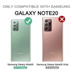 Dexnor for Samsung Galaxy Note 20 5G Case, [Built in Screen Protector and Kickstand] Heavy Duty Military Grade Protection Shockproof Protective Cover for Samsung Galaxy Note 20 Rose Gold