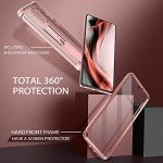 Dexnor for Samsung Galaxy Note 20 5G Case, [Built in Screen Protector and Kickstand] Heavy Duty Military Grade Protection Shockproof Protective Cover for Samsung Galaxy Note 20 Rose Gold