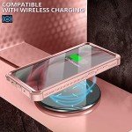 Dexnor for Samsung Galaxy Note 20 5G Case, [Built in Screen Protector and Kickstand] Heavy Duty Military Grade Protection Shockproof Protective Cover for Samsung Galaxy Note 20 Rose Gold