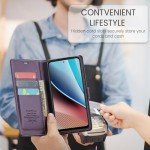 for Google Pixel 9 Pro XL 5G 6.8" Wallet Case with RFID Blocking Credit Card Holder, PU Leather Folio Flip Kickstand Protective Shockproof Cover Women Men for Pixel 9 Pro XL Phone case (Purple)