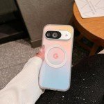 Magnetic for Google Pixel 9/9Pro Case Women, [Compatible with MagSafe], [Holographic Iridescent Color Changing Effect] Fashion Slim Cute and Unique Matt Protective Phone Cover for Pixel 9/9 Pro
