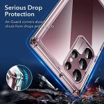 ESR for Samsung Galaxy S22 Ultra Phone Case, 3 Stand Modes Kickstand for S22 Ultra Cover, Military-Grade Drop Protection, Slim Fit, Boost Series Case, Clear