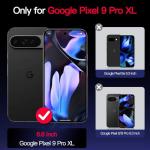 Casetego for Google Pixel 9 Pro XL Case,Compatible with MagSafe,Glitter Sparkle Magnetic Plated Slim Shockproof Soft TPU Bumper Full Protection Case for Google Pixel 9 Pro XL,Rose Gold