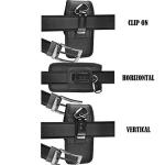 Njjex Phone Holster for Motorola Moto G 5G 2025 G Stylus 2023 G Power 5G 2024 G Play 4G G Pure G Fast Edge+ 5G UW Edge Plus Z4 Z3 G7 Power Nylon Cell Phone Belt Clip Holster Holder Pouch Carrying Case
