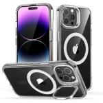ESR for iPhone 14 Pro Max Case, Compatible with MagSafe, Built-in Camera Ring Stand, Military-Grade Protection, Magnetic Phone Case for iPhone 14 Pro Max, Classic Kickstand Case (HaloLock), Clear