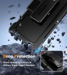 FNTCASE for Motorola Moto-G-5G 2025 Case: Heavy Duty Drop Protection with Rugged Belt-Clip Holster & Kickstand Military Grade Shockproof Durable Protective Cell Phone Cover for Moto G 2025 (Black)