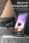 SUPCASE Unicorn Beetle Pro Series Case Designed for LG Stylo 5 (2019 Release), Full-Body Rugged Holster & Kickstand Case with Built-in Screen Protector(Black)
