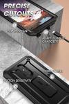 SUPCASE Unicorn Beetle Pro Series Case Designed for LG Stylo 5 (2019 Release), Full-Body Rugged Holster & Kickstand Case with Built-in Screen Protector(Black)