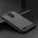 Phone Case for LG K30 2018 5.3/Premier Pro LTE /Phoenix Plus/Harmony 2/K10/Xpression with Tempered Glass Screen Protector Cover Slim Thin Silicone TPU Rugged Accessories LGK30 K 30 30K LMX410 Black