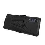 CELZEN - for LG Velvet 5G, Velvet 5G UW (LM-G900) - Phone Case w/Belt Clip Holster - CV1 Black