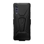 CELZEN - for LG Velvet 5G, Velvet 5G UW (LM-G900) - Phone Case w/Belt Clip Holster - CV1 Black