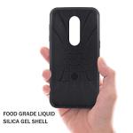Phone Case for LG K40 Slim Soft Rubber Case,Shock Resistant Rugged Lightweight Flexible Anti-Slip Slim Fit Full Body Heavy Duty Protective Shockproof Rubber Phone Cover for LGK40 K 40 Men Black