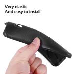Phone Case for LG K40 Slim Soft Rubber Case,Shock Resistant Rugged Lightweight Flexible Anti-Slip Slim Fit Full Body Heavy Duty Protective Shockproof Rubber Phone Cover for LGK40 K 40 Men Black
