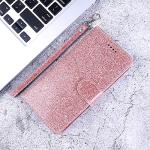 Asuwish Compatible with LG Stylo 6/Stylo6 Plus/K71 Stylus Glitter Wallet Case and Tempered Glass Screen Protector Cover Cell Accessories Holder Slot Stand Phone Cases for LGStylo6 6+ 6plus 2020 Pink