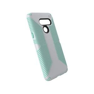 Speck Products Presidio Grip LG G8 THINQ Case, Dolphin Grey/Aloe Green