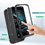 Asuwish Phone Case for LG K40/K12 Plus/X4 2019/Solo LTE/Xpression Plus 2/Harmony 3 with Screen Protector and Cell Cover Hybrid Shockproof Hard Protective Accessories LGK40 K 40 40K L423DL LMX420 Black