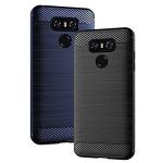 Asuwish Compatible with LG G6 Case and Tempered Glass Screen Protector Cover Cell Accessories Silicone Protective Phone Cases for LGG6 ThinQ LG6 Thin Q G 6 Plus G6+ 6G VS988 H872 Carbon Fiber Black
