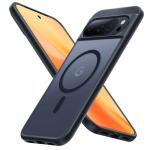 TORRAS Magnetic Shockproof for Google Pixel 10 Pro Case/Pixel 10 Case，[Military Grade 12FT Drop Protection][Fit for MagSafe], Slim Matte Translucent & Sturdy Armor Case for Pixel 10/10 Pro, Black