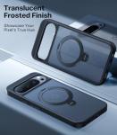 TORRAS 360 Spin Magnetic Stand for Google Pixel 10 Pro XL case, Compatible with Magsafe, 4X Military Drop Protection, Slim for Google Pixel 10 Pro XL Phone Case with Kickstand, Black