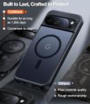 TORRAS Magnetic Shockproof for Google Pixel 10 Pro Case/Pixel 10 Case，[Military Grade 12FT Drop Protection][Fit for MagSafe], Slim Matte Translucent & Sturdy Armor Case for Pixel 10/10 Pro, Black
