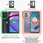 Designed for Motorola G Power 5G (2023) Case with Belt Clip Holster - Kickstand Cover Phone Case - Black