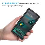 Lanhiem for Google Pixel 6a Case, IP68 Waterproof Dustproof with Built-in Screen Protector, Heavy Duty Full Body Protective Phone Case for Pixel 6a, Black/Clear