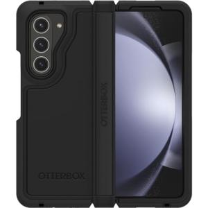 OtterBox Galaxy Z Fold5 Defender Series XT Case - Black, screenless, Rugged Hinge Protection, Lanyard Attachment, PowerShare and Wireless Charging Compatible