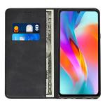 LG Stylo 6 Case, Flip Fold Leather Wallet Case with Kickstand and ID Slot, Magnetic Closure (Black)
