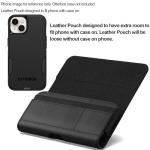 CoverON Holster for Google Pixel 10 9 Pro XL 9a / 8 Pro 7 Pro 6 Pro/Pixel 7 6 5A 4A 4 XL - Cell Phone Case Belt Clip ID Card Carrying Black Leather Pouch (Fits with Otterbox or Any Case on)