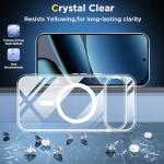 SPIDERCASE Magnetic for Google Pixel 10/Pixel 10 Pro Case, Military Grade Drop Protection Slim Crystal Clear Shockproof Anti-Fingerprint Phone Case, Phone Case for Pixel 10/10 Pro, Clear