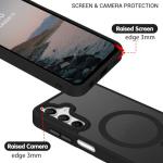 BENTOBEN Magnetic for Galaxy A15 5G Phone Case, Samsung A15 5G Case,[Compatible with MagSafe] Translucent Matte Slim Shockproof Women Men Protective Case Cover for Samsung A15 5G, Black