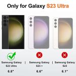 JAME for S23 Ultra Case, Slim Soft Bumper Case for Galaxy S23 Ultra, with Ring Holder Kickstand for Samsung S23 Ultra Cover, Military-Grade Protection for Samsung Galaxy S23 Ultra Case, Red