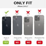 BENTOBEN Compatible with iPhone 14 Case, Liquid Silicone Gel Rubber Bumper Microfiber Lining Hard Back Shockproof Protective Phone Cover for iPhone 14 6.1",Yellow