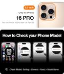 TORRAS Magnetic Slim Fit for iPhone 16 Pro Case, 6.3 inch, Ultra-Thin Case Compatible with MagSafe, Lightweight Matte Anti-Scratch Hard PC Cover Phone Case for iPhone 16 Pro OriginFit, Black