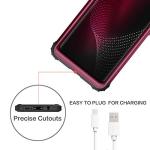 BENTOBEN Compatible with Samsung A71 5G Case, 3 Layer Hybrid Hard PC Soft Rubber Heavy Duty Rugged Bumper Shockproof Anti Slip Full-Body Protective Phone Cover for Samsung A71 5G 2020, Wine Red