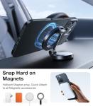 TORRAS Magnetic Slim Fit for iPhone 16 Pro Case, 6.3 inch, Ultra-Thin Case Compatible with MagSafe, Lightweight Matte Anti-Scratch Hard PC Cover Phone Case for iPhone 16 Pro OriginFit, Black