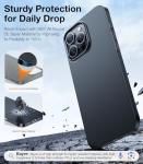 TORRAS Magnetic Slim Fit for iPhone 16 Pro Case, 6.3 inch, Ultra-Thin Case Compatible with MagSafe, Lightweight Matte Anti-Scratch Hard PC Cover Phone Case for iPhone 16 Pro OriginFit, Black