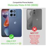 Lanhiem for Moto G 5G 2025 Case, IP68 Waterproof Dustproof Shockproof Case with Built-in Screen Protector, Full Body Underwater Protective Cover for Moto G 5G Only, Black