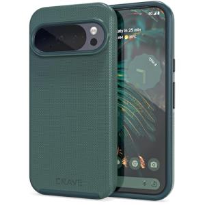 Crave Dual Guard for Google Pixel 10 Case and Pixel 10 Pro Case, Shockproof Protection Dual Layer - Forest Green