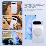 BENTOBEN Magnetic for Google Pixel 10 Case, Clear Crystal Glitter Google Pixel 10 Phone Case Compatible with MagSafe, Shockproof Sparkly Cute Women Girl Cover for Pixel 10 6.3 inch, Clear Glitter