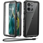 Beasyjoy for Moto G 5G 2025 Case Waterproof, IP68 Underwater with Built-in Screen Protector, Full Body Military Grade Shockproof Dustproof Protective Rugged Cover for Motorola G 5G 2025, Black