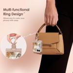 Caka Bling Case for Motorola Razr 2024/2025 Case [NOT for Plus or Ultra], with Finger Ring Holder & Built-in Screen Protector, Slim Thin Protective Phone Cover for Moto Razr 2024 & 2025 - Rose Gold