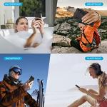 Lanhiem for Google Pixel 7 Case, IP68 Waterproof Dustproof with Built-in Screen Protector, Heavy Duty Full Body Protective Phone Case for Pixel 7, Black/Clear