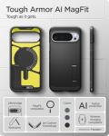 Spigen for Pixel 10 Pro XL Case, Tough Armor MagFit (2025) [Designed for Pixelsnap, Compatible with MagSafe Accessories] - Black